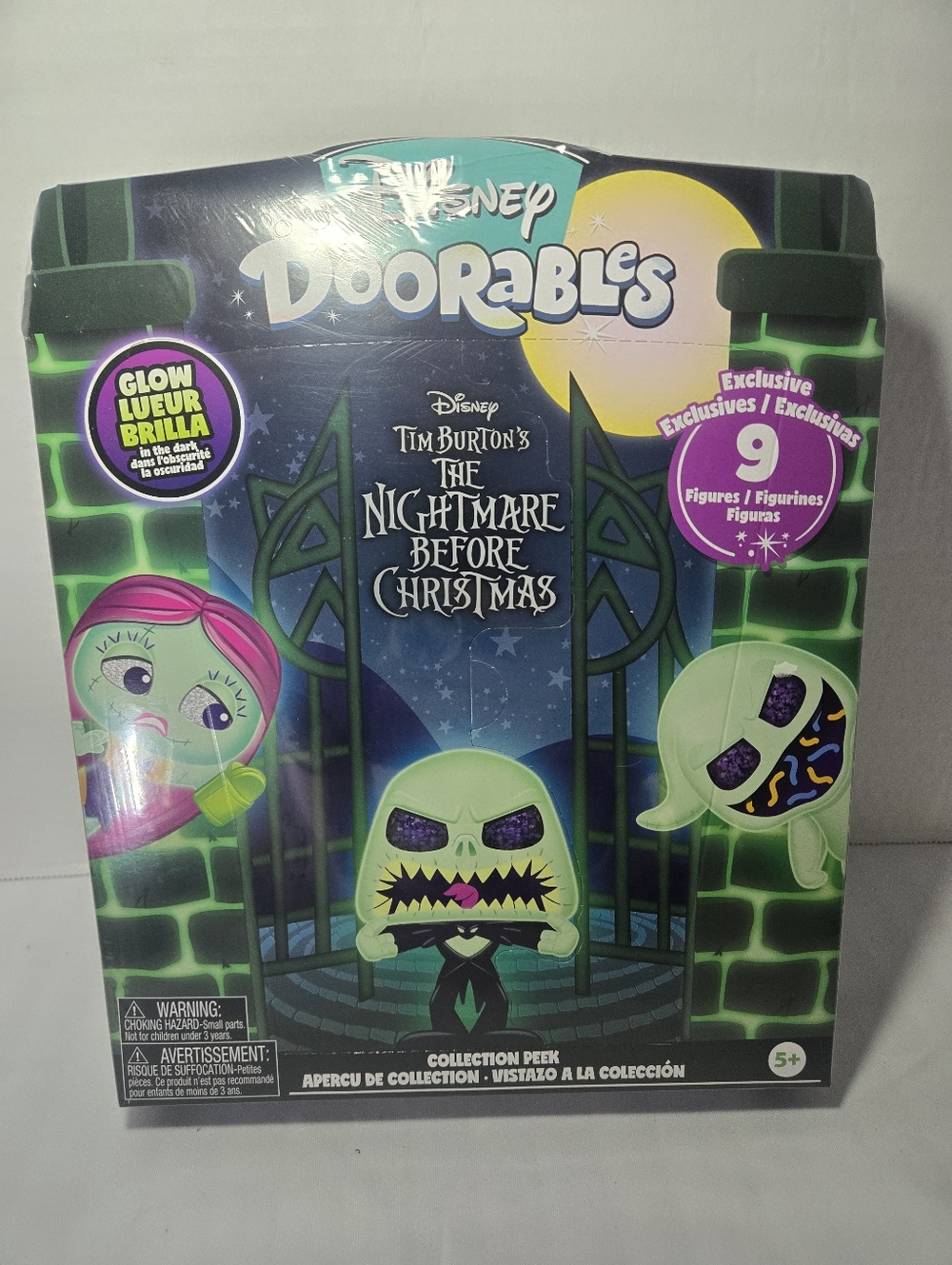 Disney Doorables The Nightmare Before Christmas Glow Collectible Set - Green
